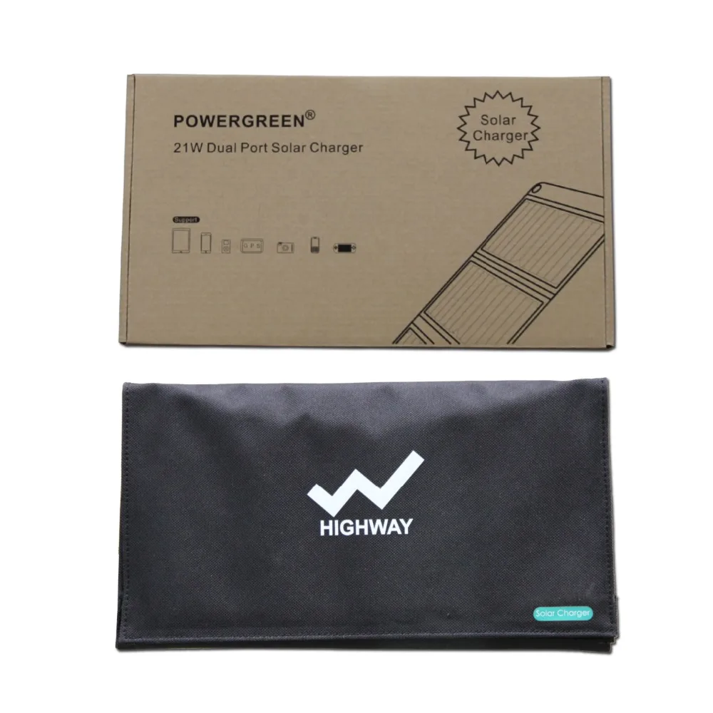 

2019 New Year Selling 21W Solar Foldable Backpack solar mobile charger