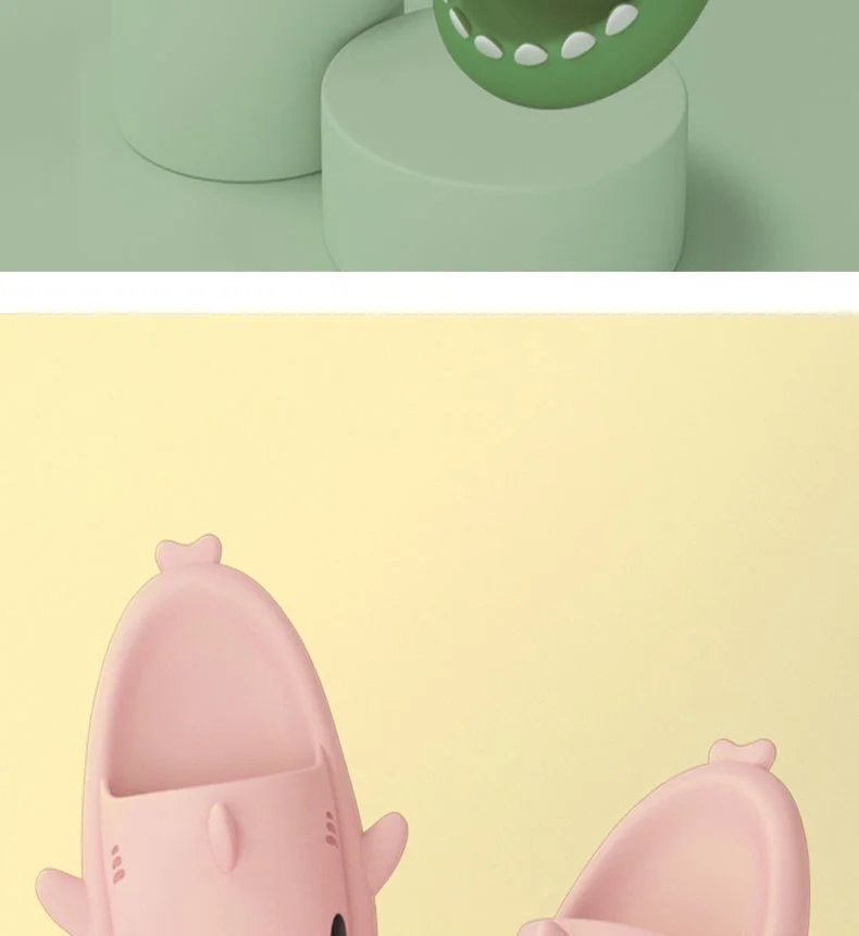 Funny Children Parent Adult Slippers Cute Shark-shaped Home Non-slip Boys Kids Slippers Toddler Girls Shoes Man Women Slippers