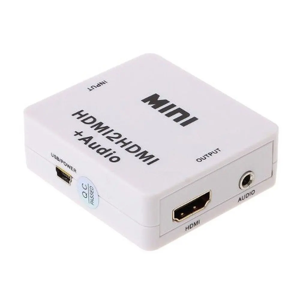 Портативный размер 3,5 мм HDMI/HDMI+ аудио конвертер сплиттер цифро-аналоговый адаптер переходник USB для HDTV