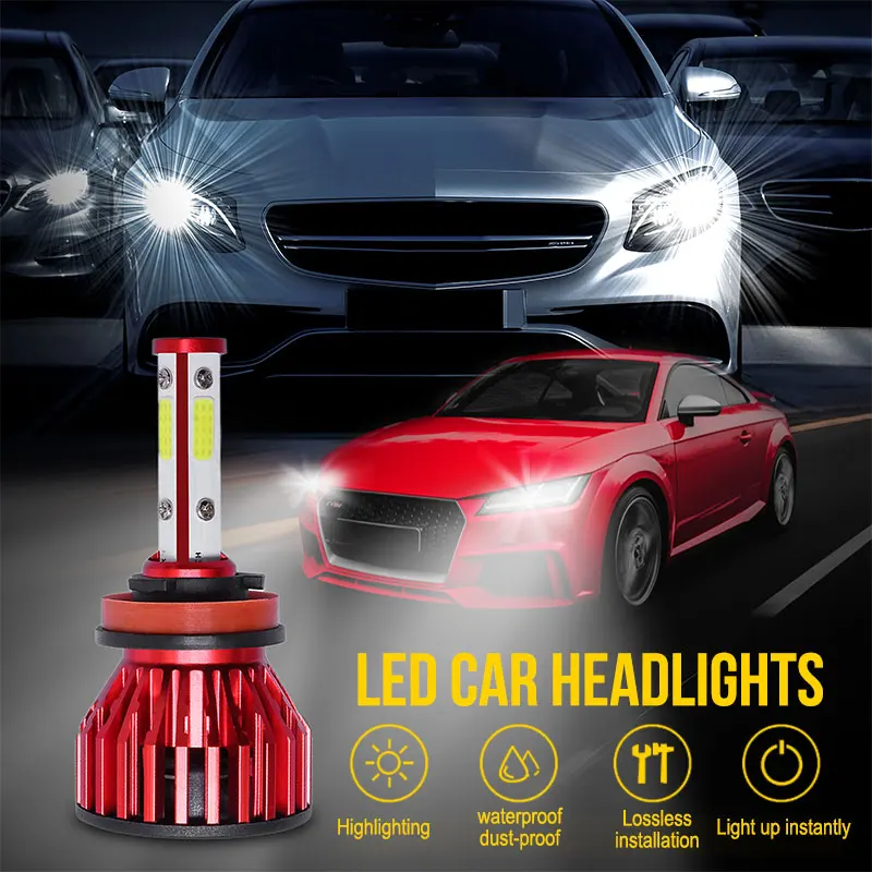 

Auto Lamp Headlight Mile Car Light Wind 50W Turbo Super Bright 6000K 9006/HB4 Fog Bulbs For 881 DOB Led H7 H4 H9 H1 Automotivo