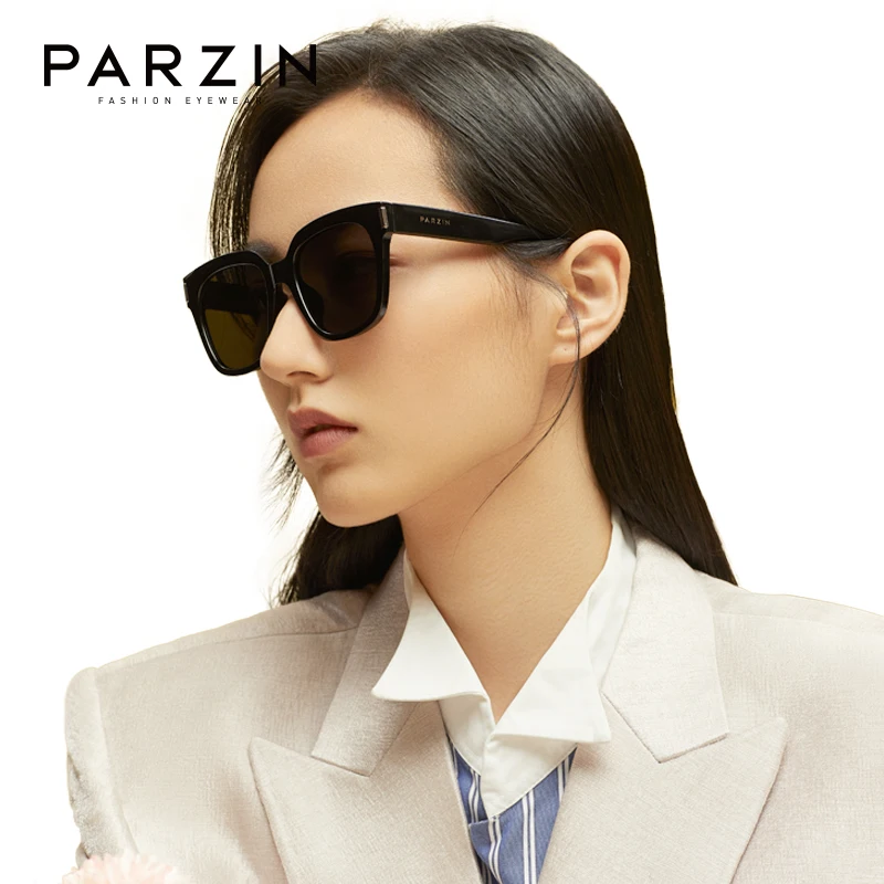 

PARZIN, нейлоновые женские солнцезащитные очки для мужчин, поляризационные, пляжные, вечерние, для рыбалки, винтажные Квадратные Солнцезащитные очки, уличные, UV400, Gafas De Sol Mujer