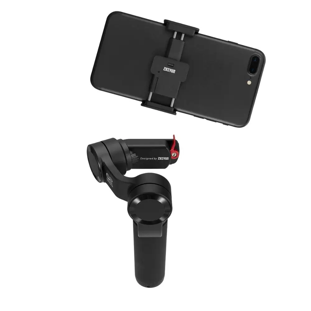 Zhiyun Smooth Q гладкой Q2 3-осевой ручной шарнирный стабилизатор для камеры для iPhone Xs 8Plus 6plus samsung Galaxy смартфон