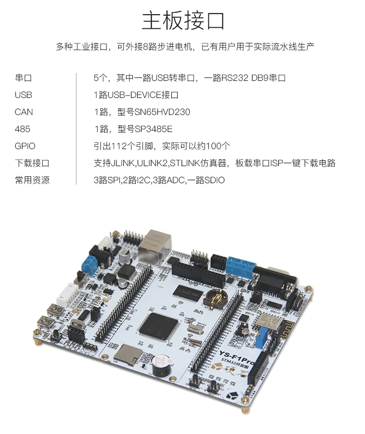 STM32Development Board HAL обучающая плата F103 управление двигателем FOC бесщеточный Промышленный контроль ступенчатая щетка