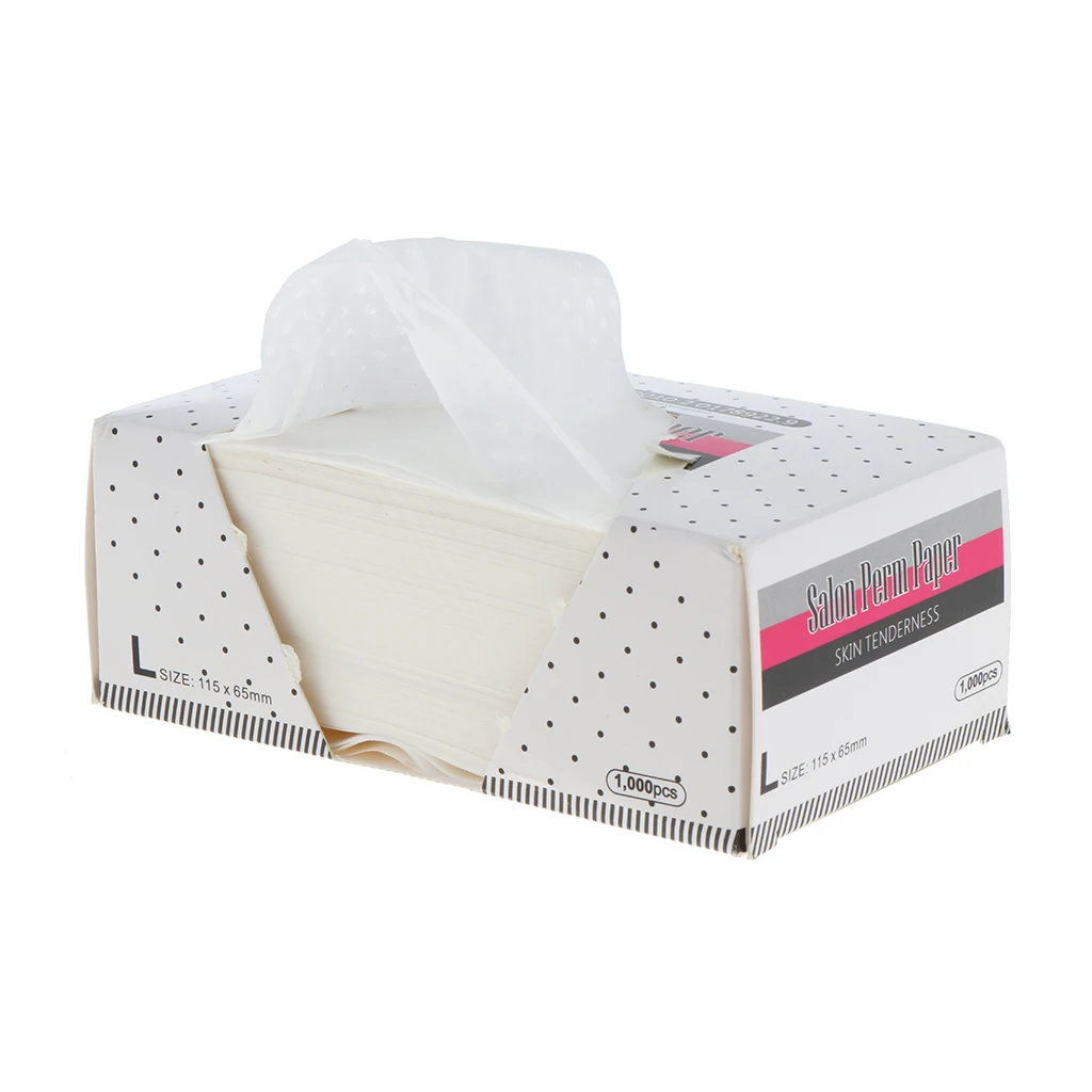 1000 pcs Disposable Salon Electric Hair Perming Dyeing Paper End Wraps Dyeing Color tool Highlight Tissue Hairdresser Salon Tool