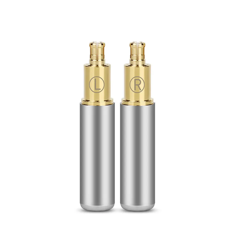 2 пары наушников разъем для MMCX штырь A2DC разъем для Audio-Technica ath-esw750 770H 990H ADX5000 MSR7B гарнитура штыри - Цвет: Silver