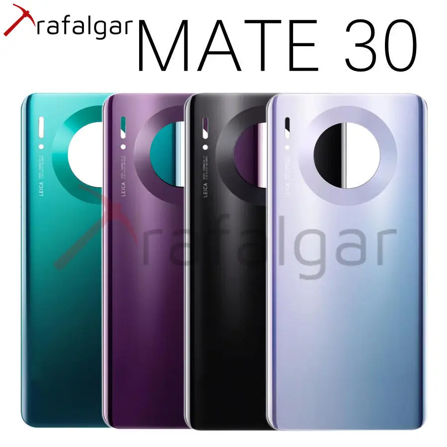 Задняя стеклянная панель для huawei mate 30 mate 30 Крышка для батареи Задняя Дверь Корпус чехол окно для huawei mate 30 батарея задняя крышка