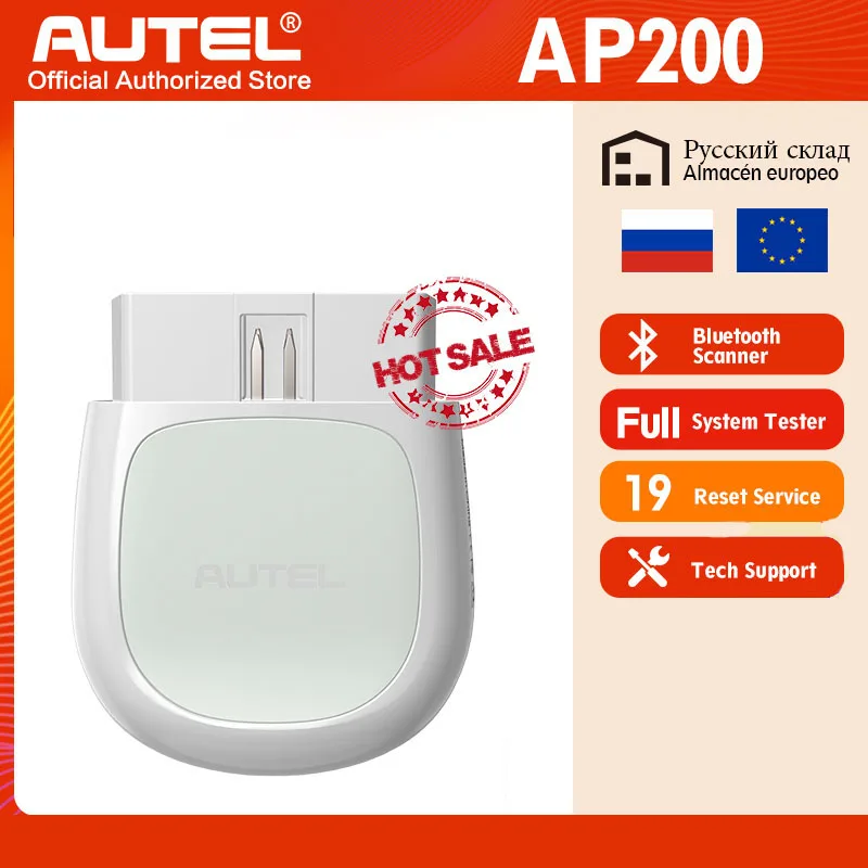 Autel AP200 Bluetooth OBD2 сканер кода считыватель с полной системой диагностики AutoVIN TPMS IMMO