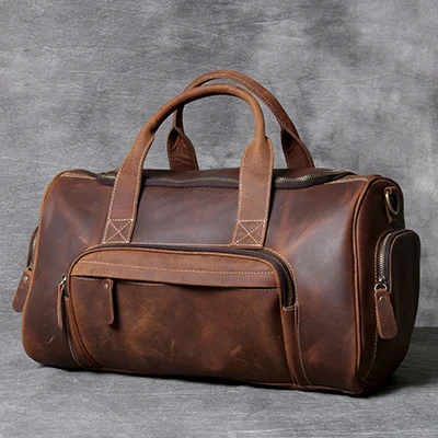 Design1 Light Brown MAHEU/Новинка года; модная брендовая дизайнерская деловая дорожная сумка для мужчин; Уличная обувь из натуральной кожи; спортивная сумка; Мужская обувь; Цвет Кофейный, черный - Цвет: Design1 Light Brown