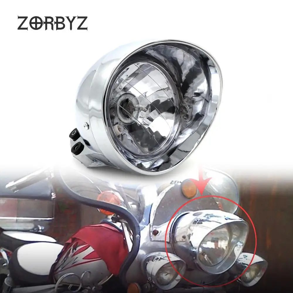 Передсветильник фасветильник ZORBYZ для мотоцикла 6 5 дюйма хром АБС подходит Harley