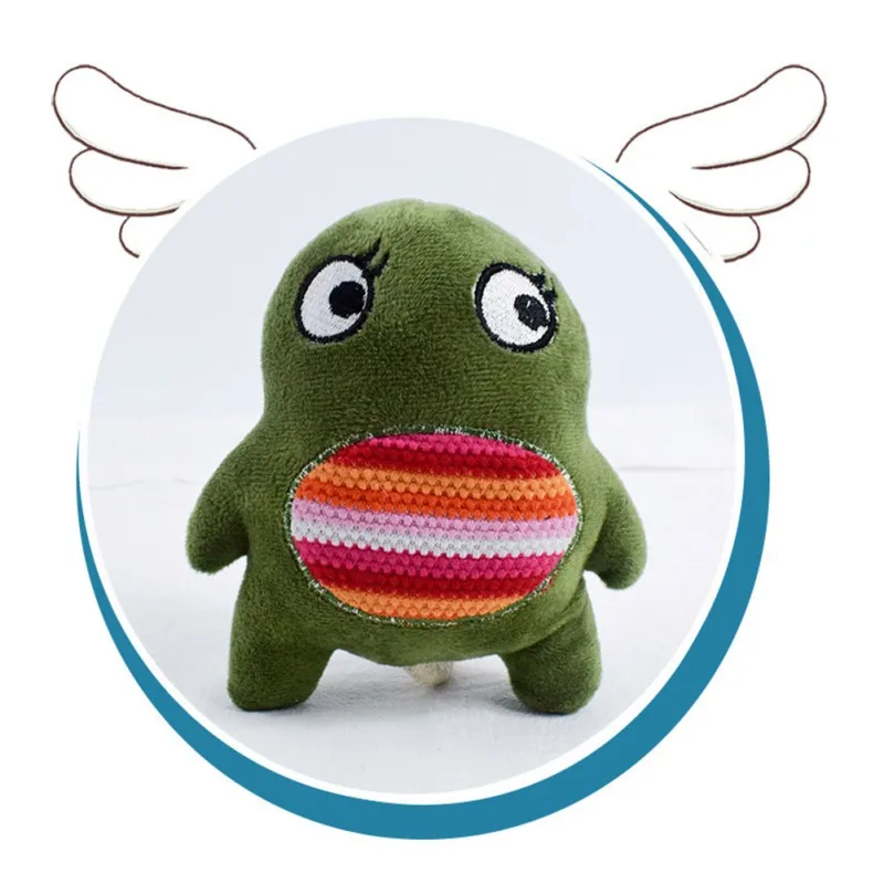 Pet Bite-resistant Мини мультфильм плюшевая игрушка домашнего питомца укус стойкий Забавный мультфильм собака скрипучий плюшевая игрушка принадлежности для кошек и собак