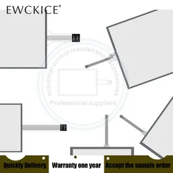 Novo GM 1200R3T K GM 1200R3T k hmi plc tela sensível ao toque painel de membrana touchscreen