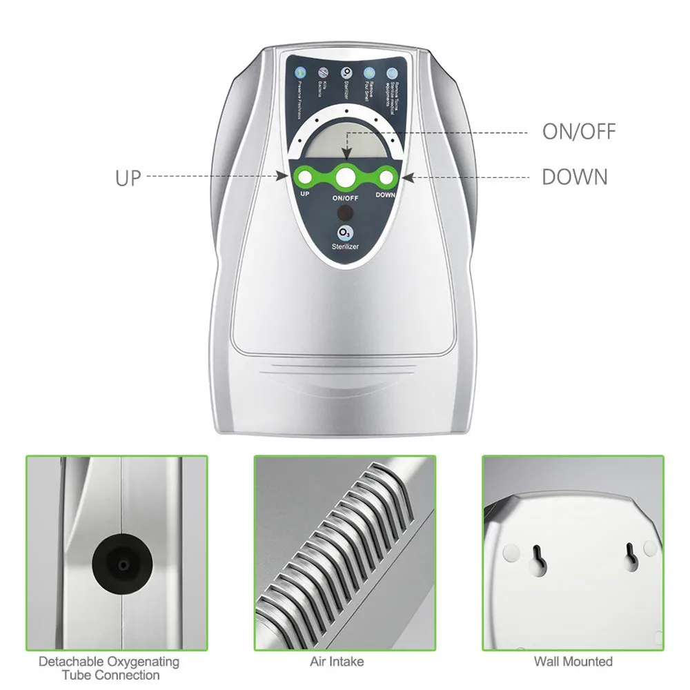 Ozone Generator 220v home Air Purifier Ozonizador Ozonator Air Cleaner Mini Ozon Generator Ozonizer Sterilization Odor Fresh