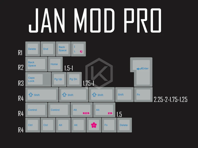 B Cyan Jan ModPro x1 Kpreпаблик 139 японский корень голубой язык Вишневый профиль краситель Sub Keycap PBT для gh60 xd60 xd84 tada68 87 104 - Цвет: B Cyan Jan ModPro x1