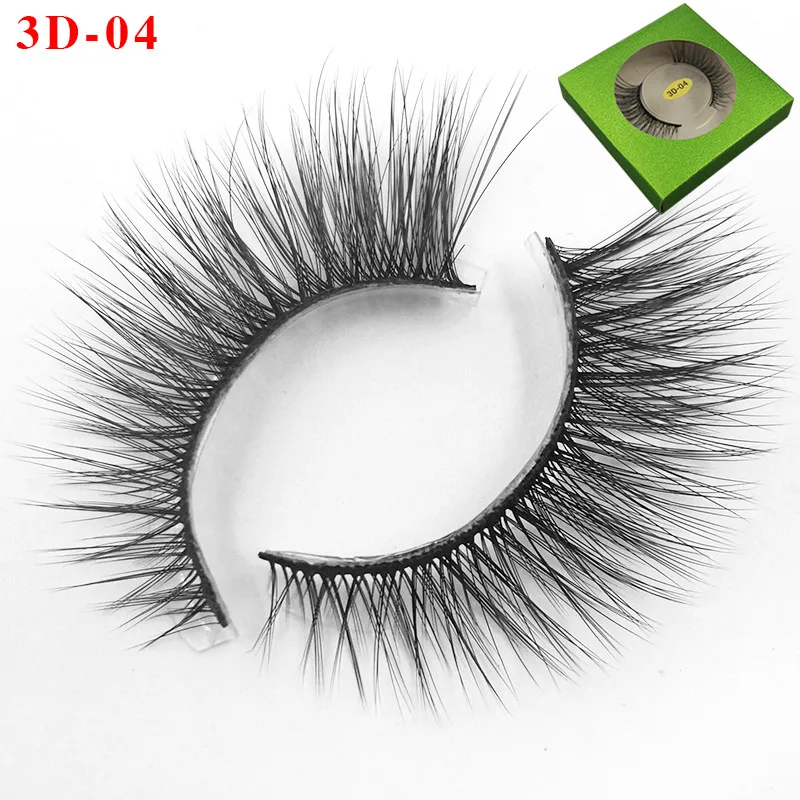 3D-04 Iflovedekd 3d ресницы для наращивания ресниц оптом ресницы с коробкой натуральные Толстые Накладные ресницы инструмент для макияжа - Цвет: 3D-04