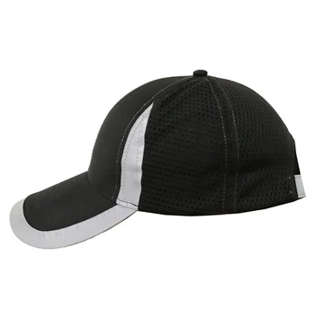 

Outdoor High Visibility Reflective Safety Women Hats Baseball Cap Mesh Breathable Adjustable Sun Hat Trucker