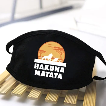 

Cartoon Printing Washable Windproof Mask Breathable Polyester Masks Anti Haze Dustproof Skin-friendly Masque de protection Masks