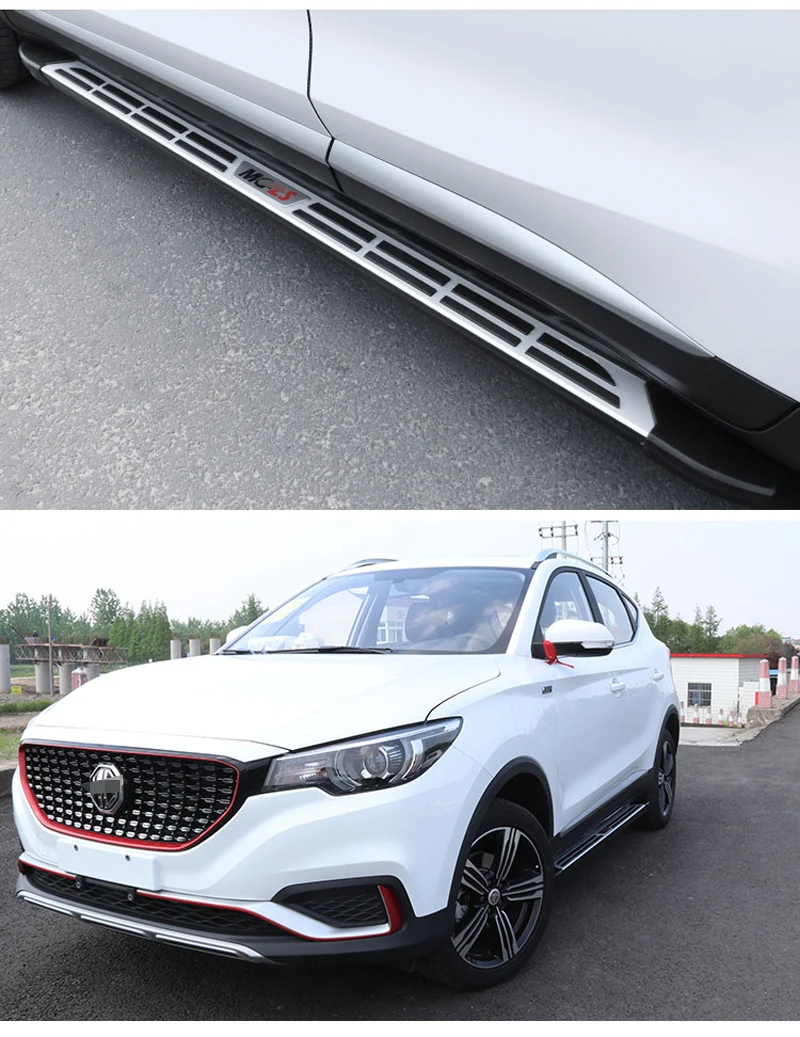 Marchepieds Latéraux OMAC Pour MG EHS 2019-2025 | Aluminium Noir, Protection Carrosserie - 10