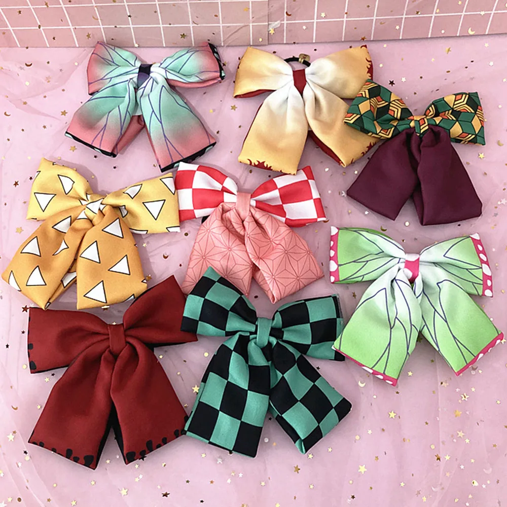 Anime Demon Slayer Headwear Hair Band Cosplay Cute Cartoon Woman Hair Accessories sexy anime cosplay