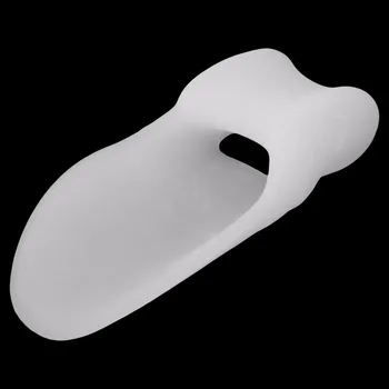 

White Soft Gel Toe Separators Stretchers Straighteners Alignment Bunion Valgus Protector Thumb Pain Relief Hot New