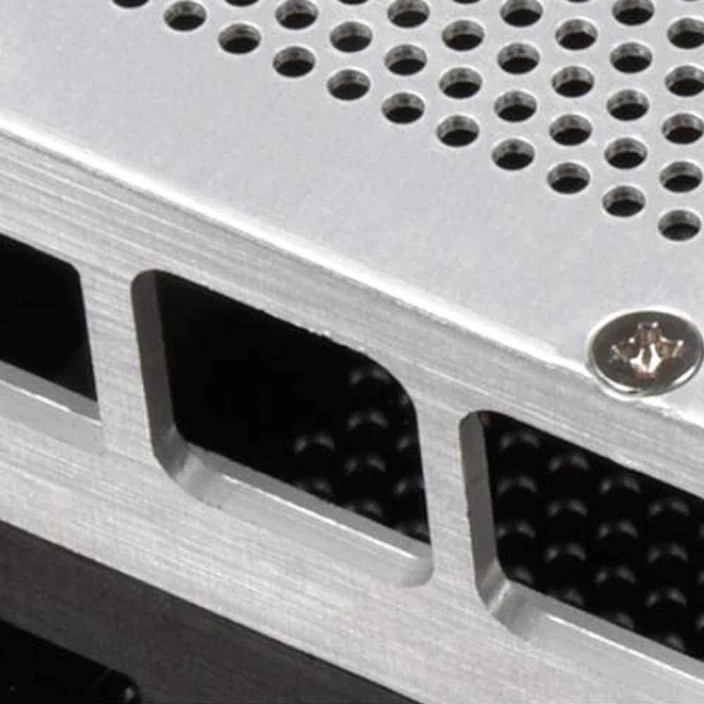 Корпус защитный корпус алюминиевый сплав для Raspberry Pi 4B/Raspberry Pi 4+ вентилятор охлаждения