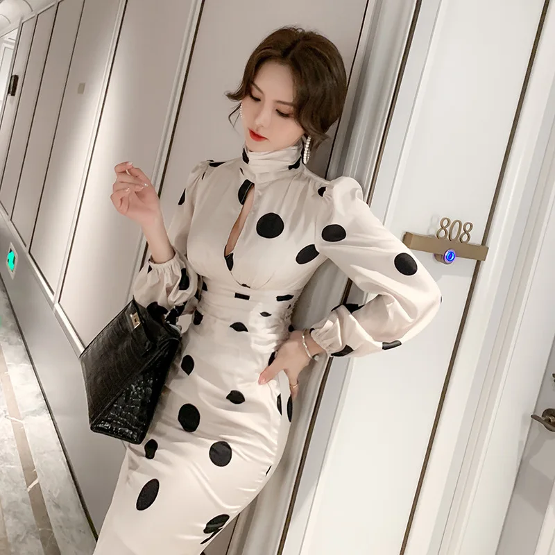 

Women's autumn suit 2020 fashion western style high waist bag hip two-piece scheming skirt design style