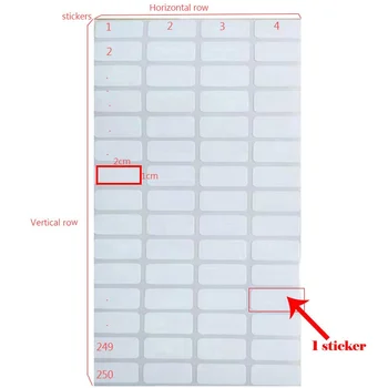 

5000 pcs/volumes stickers Diamond Classification Storage Distinguish Label Stickers Diamond Painting Accessory Embroidery Tool