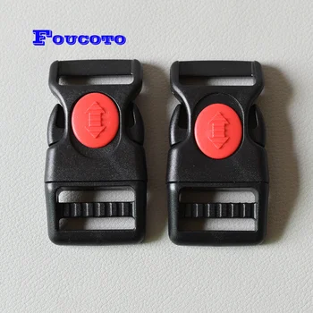 

200pcs/lot plastic buckle clip clasp lanyard hook 25mm webbing DIY dog collar bag paracord backpack accessory safety belt buckle