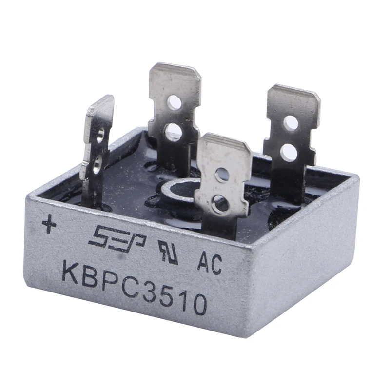5x 35A KBPC3510 1000 в металлический чехол однофазный диодный мост выпрямитель