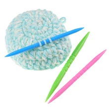 3 pz/set Scanalato Cavo Titolare Del Punto di Lavoro A Maglia Punto Marcatori FAI DA TE Ago Arti Del Mestiere di Lavoro A Maglia Titolare Ago Strumenti di Cucito(China)