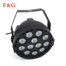 Светодиодный прожектор 12x 3W RGBW, светодиодный прожектор DMX512 для дискотеки, DJ, Вечерние Декорации, F&G, подиум