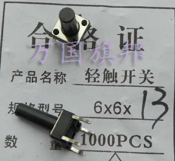 

Free Delivery. Key switch 6 * 6 * 13 mm * * 13 h light touch button light touch switch, 1000