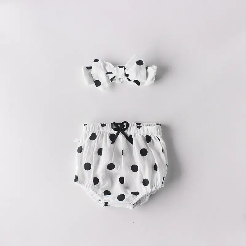 Летний клетчатый топ с лямкой на шее + штаны повязка голову для маленьких девочек