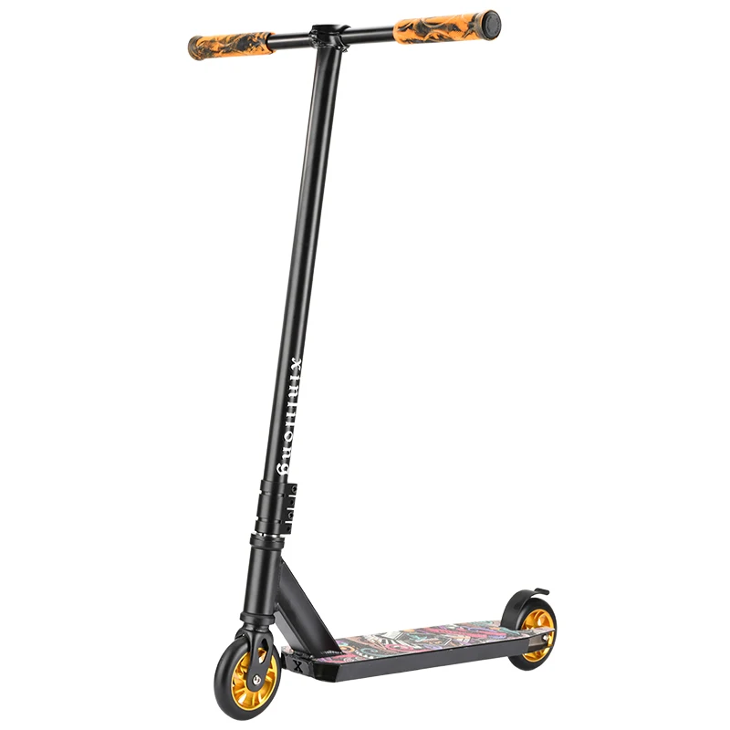 Adult street car two-wheel professional extreme scooter competitive stunt car combination
