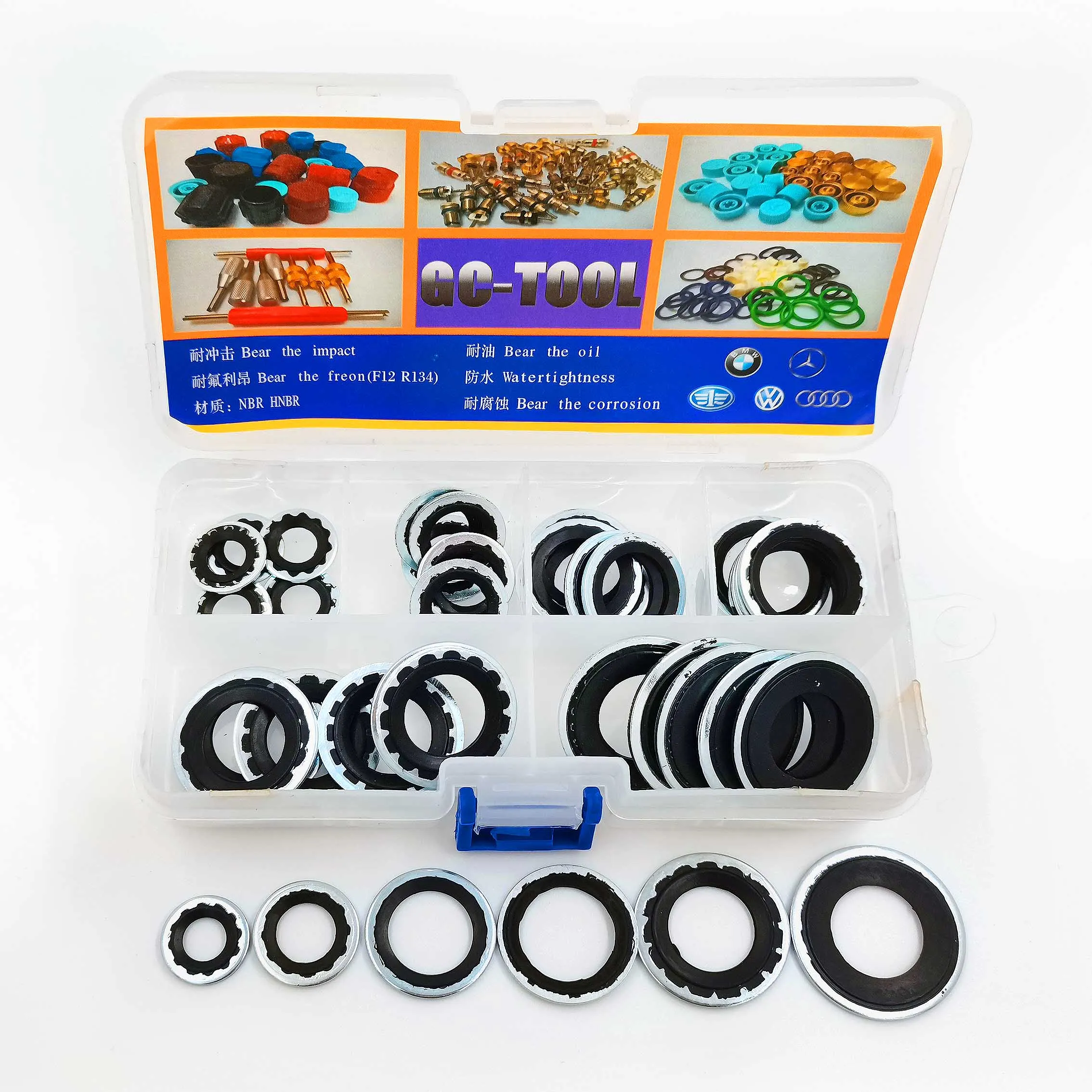 Auto Air Conditioning Pipe Head Gasket For Buick Excelle Chevrolet Ford Compressor Expansion Valve Interface Sealing Ring