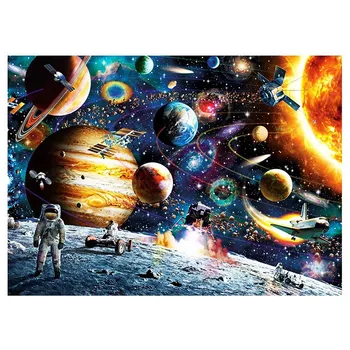 

Puzzle DIY Paper Jigsaw Educational Portable Space Children Portable Interactive Present Toys for Kids Adult Decoration