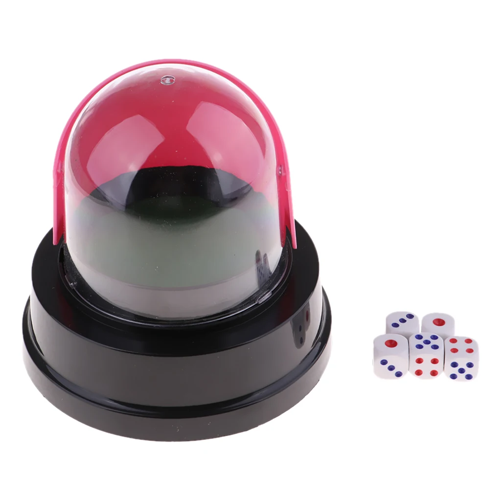 KTV Casino Bingo Game Machine Electric Lucky Number Dice Cup for Table Board Games / Gambling Game