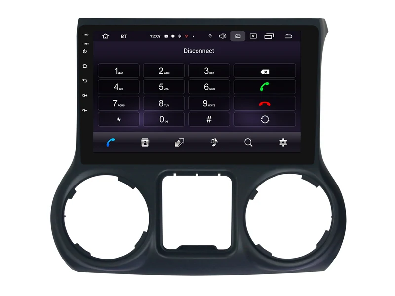 Прямая с фабрики OTOJETA Android 9,0 Автомобильный мультимедийный радио для 2012- JEEP WRANGLER gps навигация по Bluetooth магнитофон