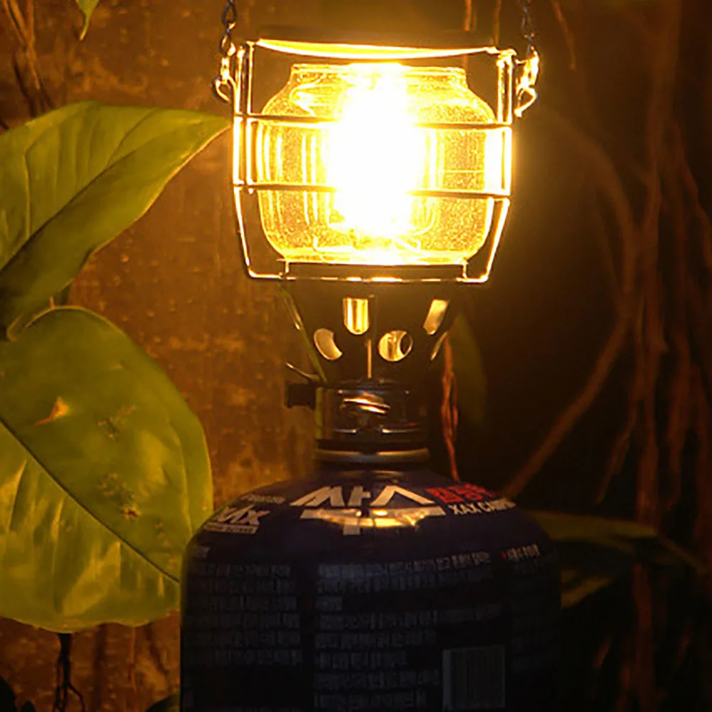 

Outdoor Camping Portable Gas Heater Tent Mini Camping Lantern Gas Light Tent Lamp Torch