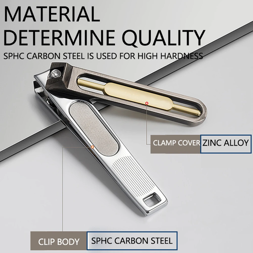 Large Adult Fingernail Toenail Thicken Scissors Manicure Tool Carbon Steel Nail Clippers Professional Flat Head Trimmer Cutter