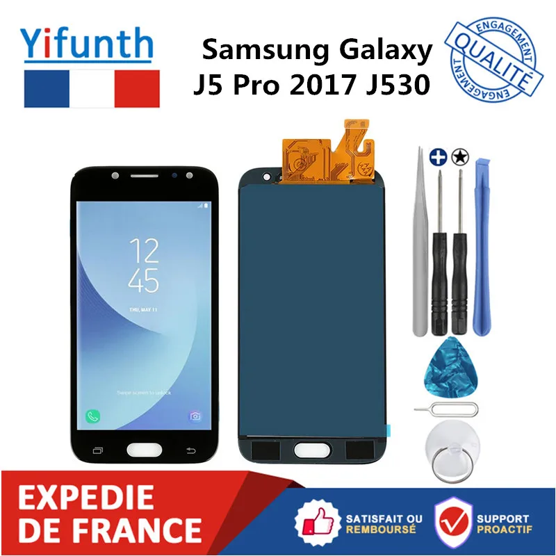 Amoled экран для Samsung J5 Pro J530 J530F J530H Новый ЖК-дисплей дигитайзер сенсорное стекло и