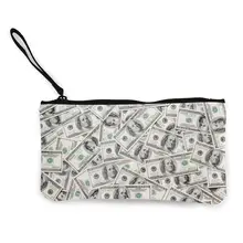 Женские небольшие мешки для хранения ключей, карт, телефонов, монет, кошельков, долларов, денег, с принтом, холщовая Повседневная маленькая сумка, аксессуары для путешествий, сумка на запястье