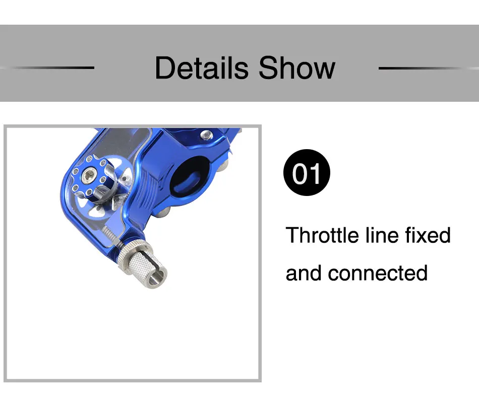 ZSDTRP 1 шт. CNC регулируемые алюминиевые ручки дроссельной заслонки оседают твист газ Ручка Дроссельной заслонки для грязи ямы велосипеды Kayo Bse Apollo 110-250cc