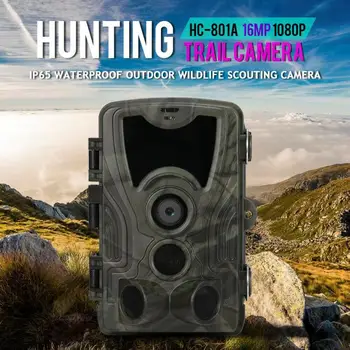 

HC801A Hunting Camera 16MP 1080P 32GB Trail Camera Infared IP65 Photo Traps 0.3s Trigger Time 940nm Wild Trail Camera