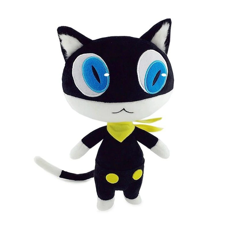 P5 Persona 5 Morgana Plush Doll Cosplay toy Black Kitty Cat Stuffed Anime Gift