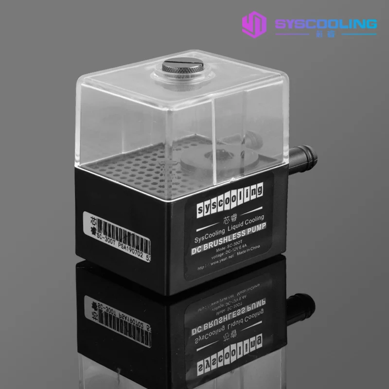 SYSCOOLING SC-300T Cooler Water Tank Integrated Water-cooled Circulation Pump 300L / H 4W DC 12V Silent Computer Components
