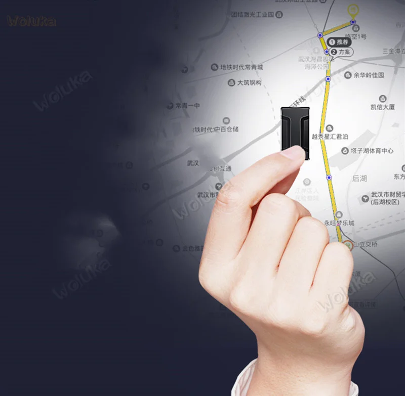 Автомобильный gps-трекер для позиционирования, маленький автомобильный стерео спутниковый трекер, точное позиционирование, длительное время ожидания CD50 Q02
