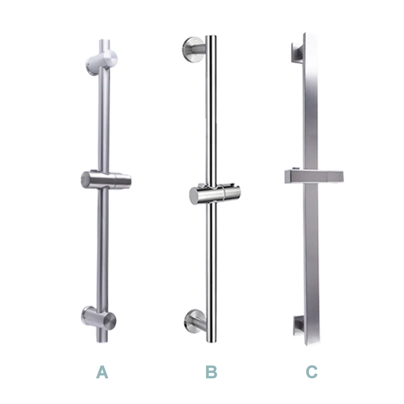 Sus304 Stainless Steel Adjustable Shower Slide Bar Bath Handheld Shower