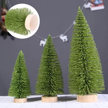 

17/25/30CM Christmas Tree New Year's Mini Christmas Tree Small Pine Tree adornos de navidad Home Desktop Mini Christmas Decor