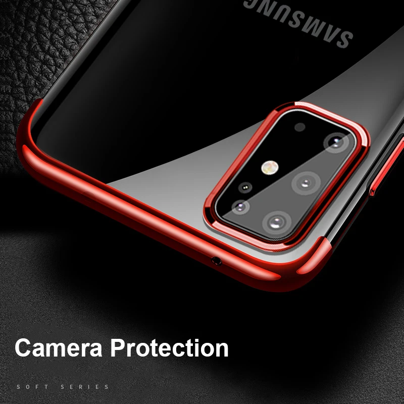 Роскошный мягкий чехол с лазерным покрытием для Samsung Galaxy Note 20 Ultra S20 Plus A51 A71 S10 S9