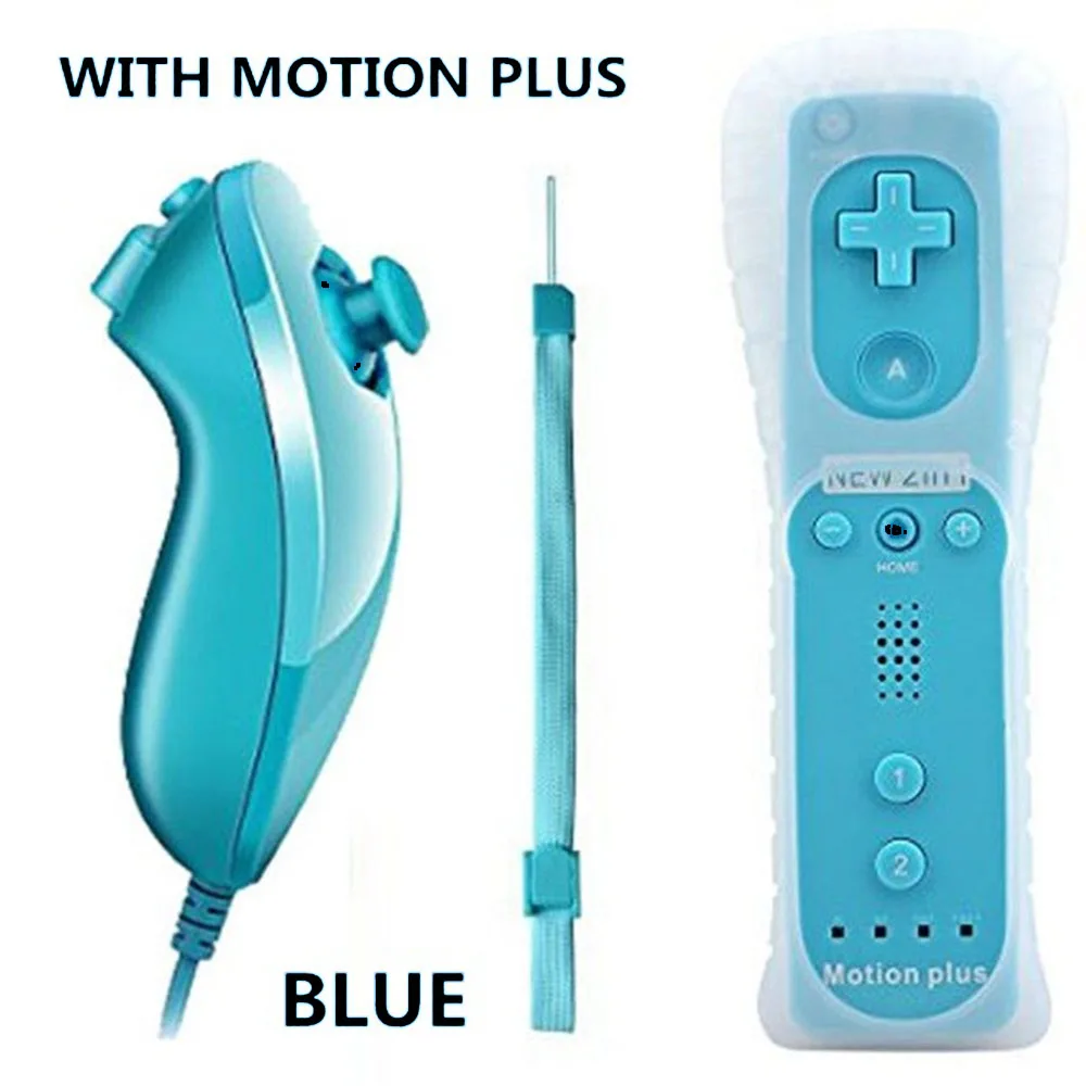 2в1 беспроводной пульт дистанционного управления ler геймпад для Nintendo Wii Nunchuck для геймпад для nintendo wii джойстик для игр PortableGamepad